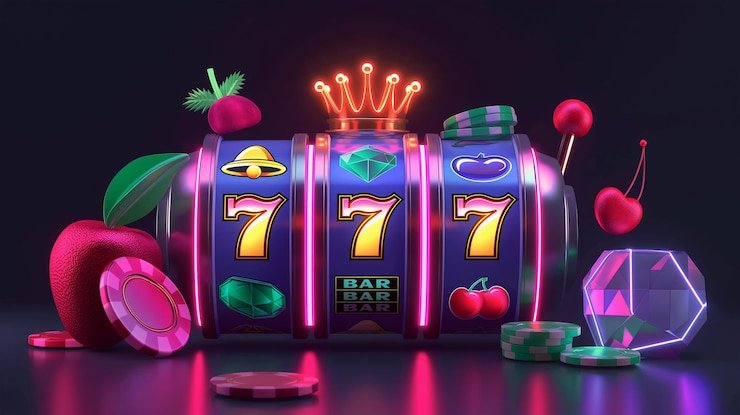 Live casino dealer and gaming table setup